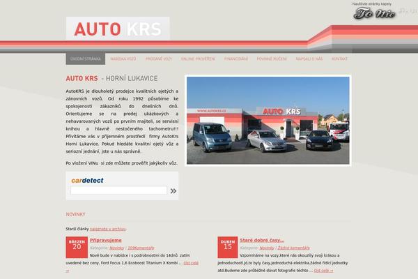 autokrs.cz site used Scarabeo