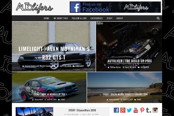 Site using Kadence-simple-share plugin