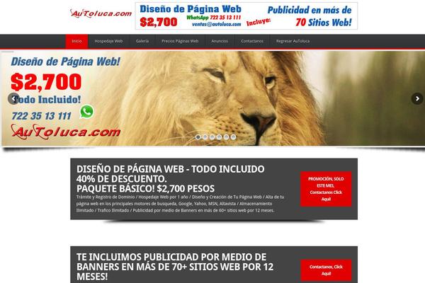 Finex theme site design template sample