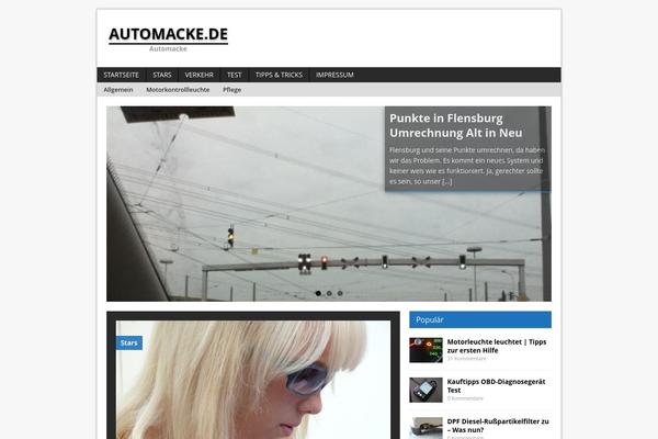 MH Magazine theme site design template sample