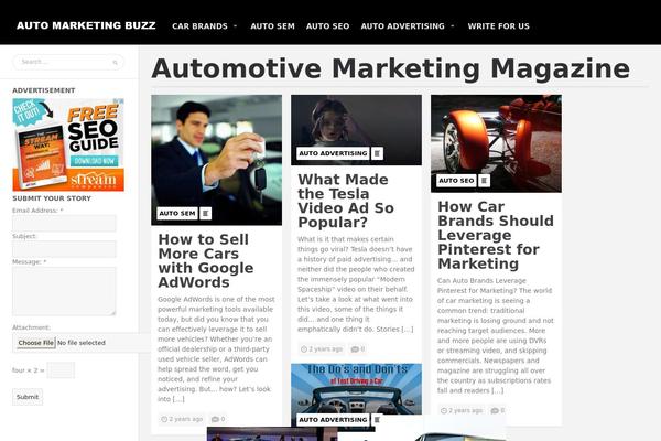 Bayside theme site design template sample