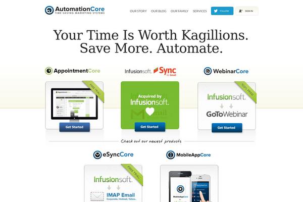 automationcore.com site used Automationcore