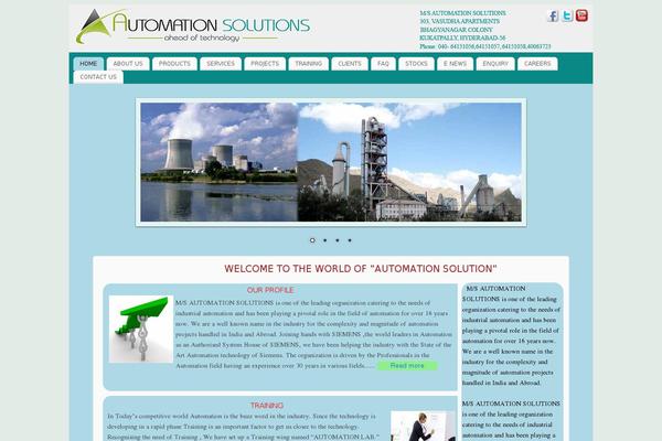 Site using Image horizontal reel scroll slideshow plugin