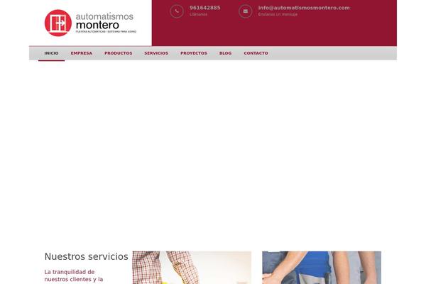Brick theme site design template sample