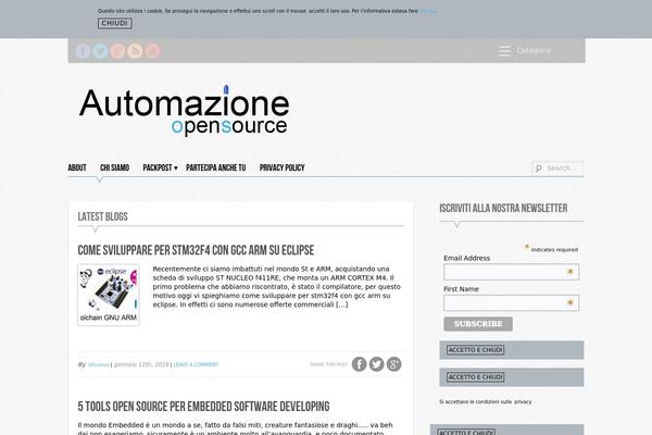 Site using Contact Coldform plugin
