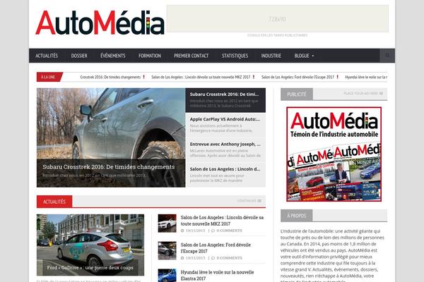 NovoMag theme site design template sample