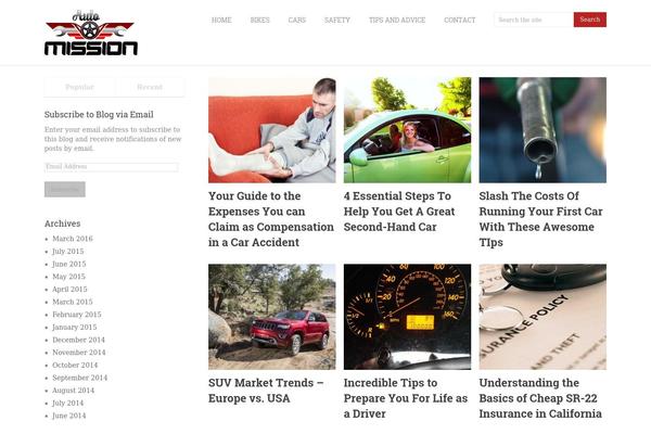 Spike theme site design template sample