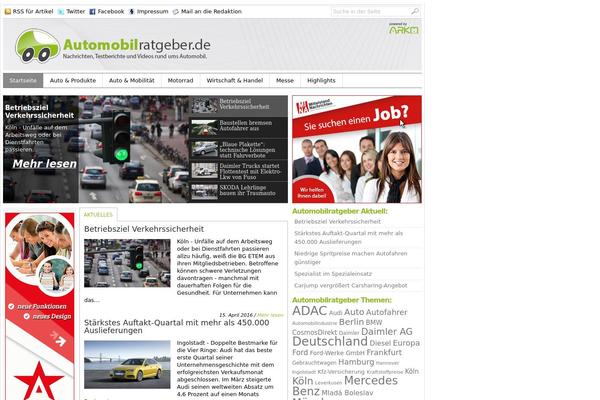 NewsPro theme site design template sample