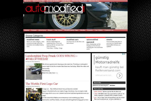 Motors theme site design template sample