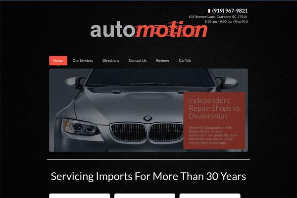 BlackBird theme site design template sample