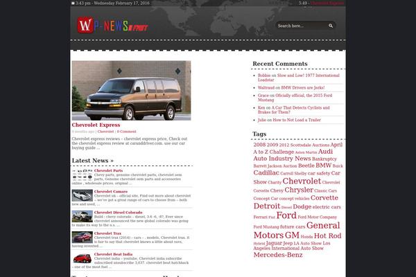 automotiveartgallery.com site used Wp-news