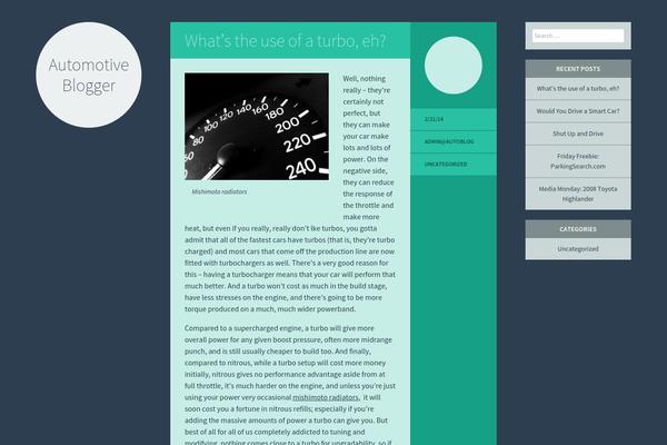 Flounder theme site design template sample