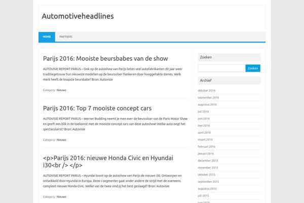 Iconic One theme site design template sample