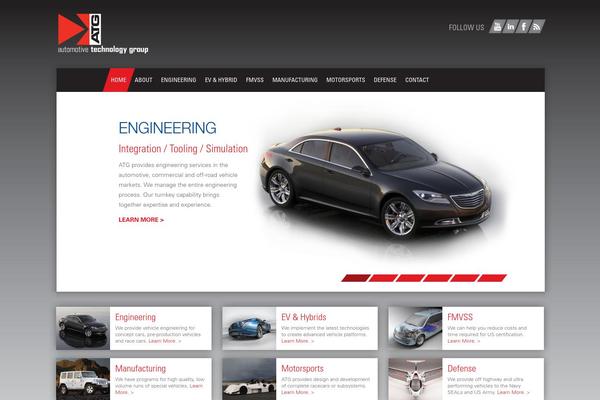 Atg theme site design template sample