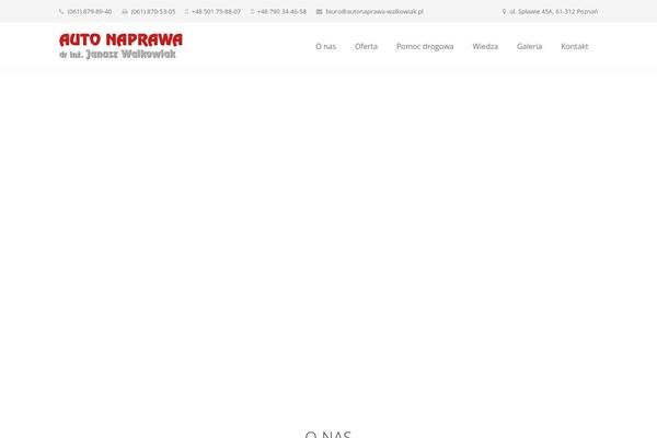Impreza theme site design template sample