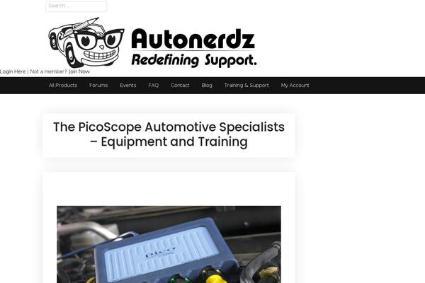 autonerdz.com site used Xshop-pro