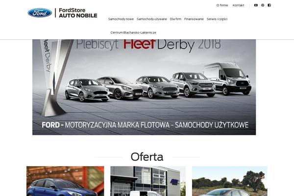 Cherry Framework theme site design template sample