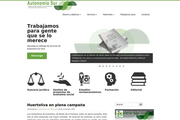 discover theme site design template sample