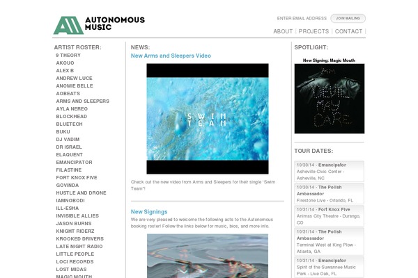 Site using Cuepro plugin