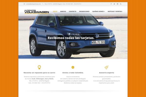 Sarraty theme site design template sample