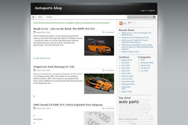 iNove theme site design template sample