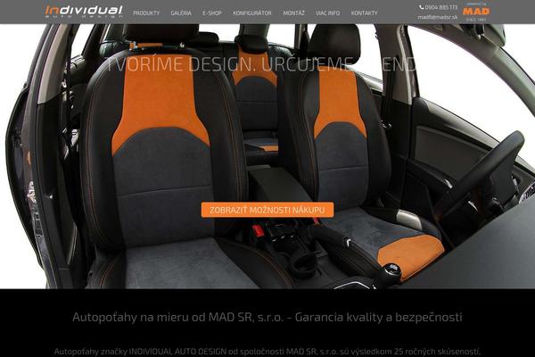 Individual theme site design template sample