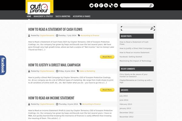 Site using Cool FB Likebox plugin