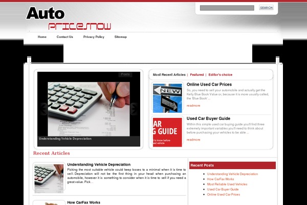 autopricesnow.com site used Autopricenow
