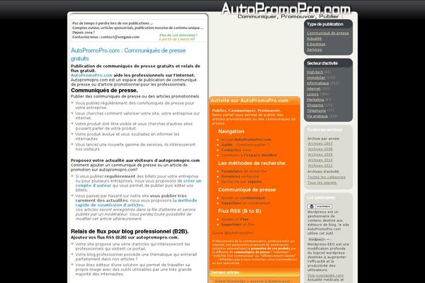 autopromopro.com site used Autopromopro