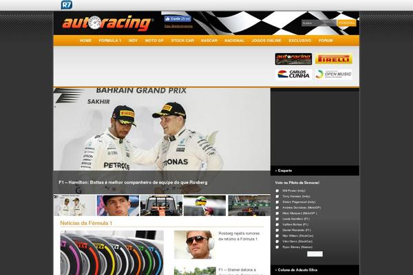 Autoracing theme websites examples