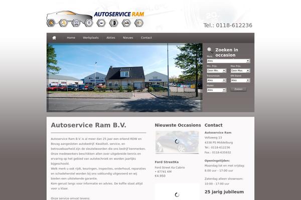 Automotive theme site design template sample
