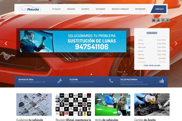 CarPress theme site design template sample