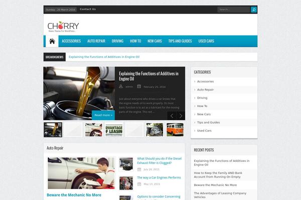autoraw.com site used Cherry