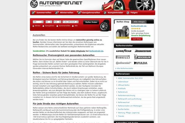 autoreifen theme websites examples