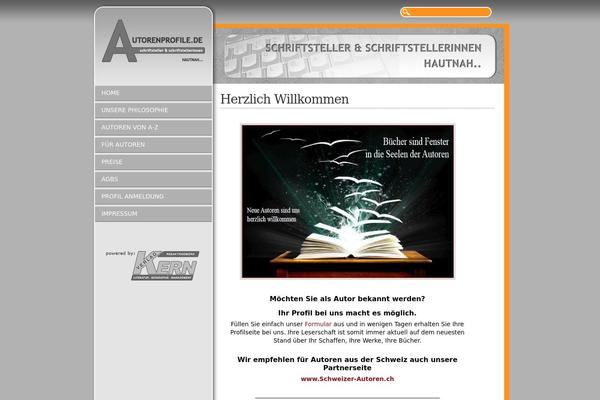 autorenprofile.de site used Autoren