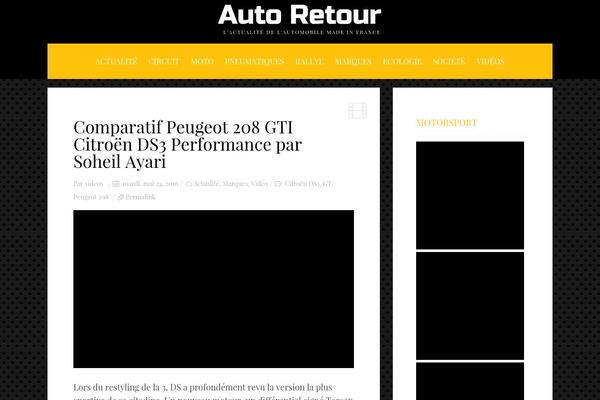 BuzzBlog theme site design template sample