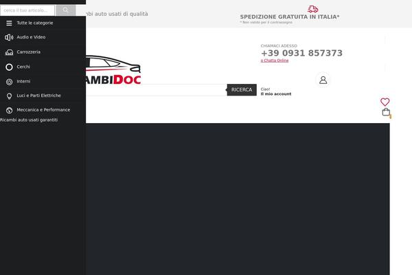 Porto theme site design template sample