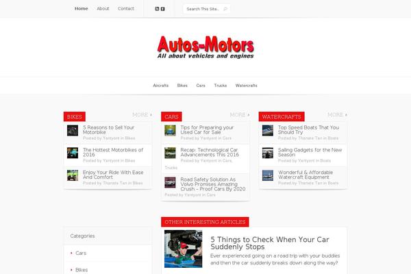 Site using AVH Extended Categories Widgets plugin