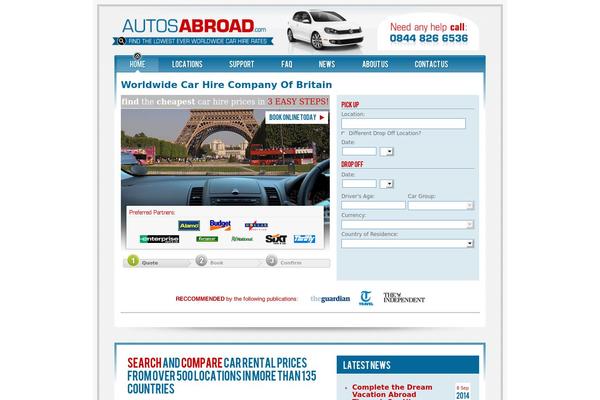 autosabroad.com site used Autosabroad