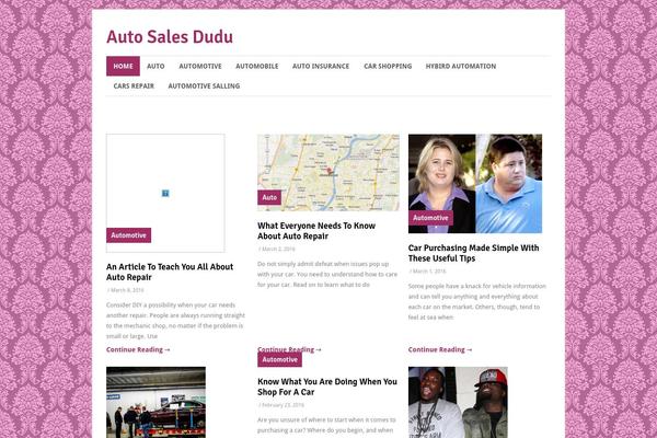 Fashion Blog theme site design template sample