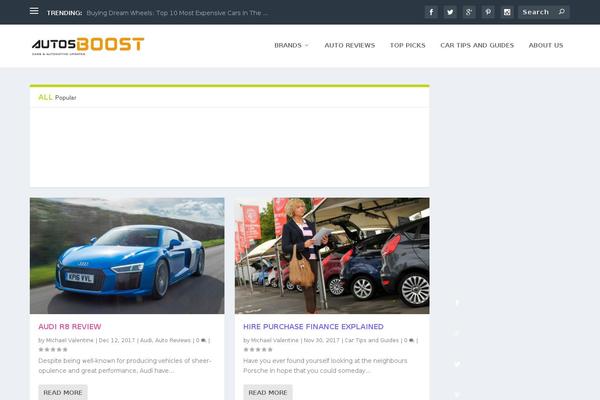 Vlog theme site design template sample