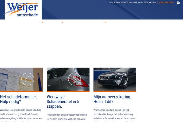 Automotive Child theme site design template sample