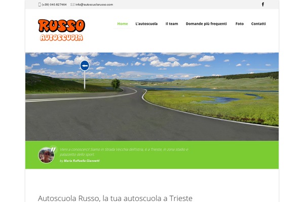 Drivingschool theme site design template sample