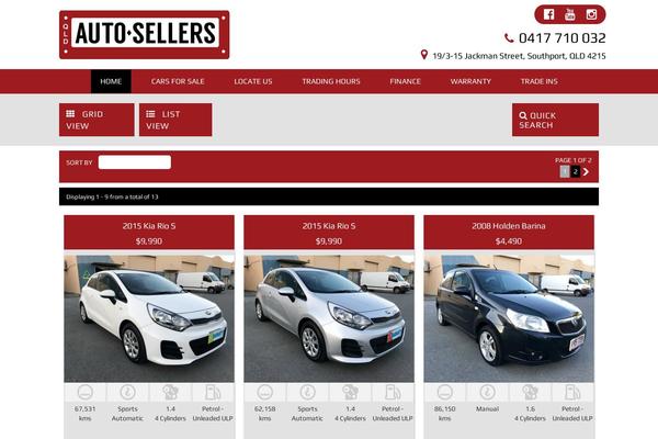 autosellers.com.au site used Powertrain