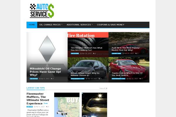 Goliath theme site design template sample