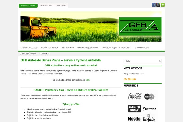 Vitrine theme site design template sample