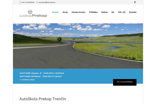 Drivingschool theme site design template sample