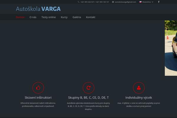 Impreza theme site design template sample