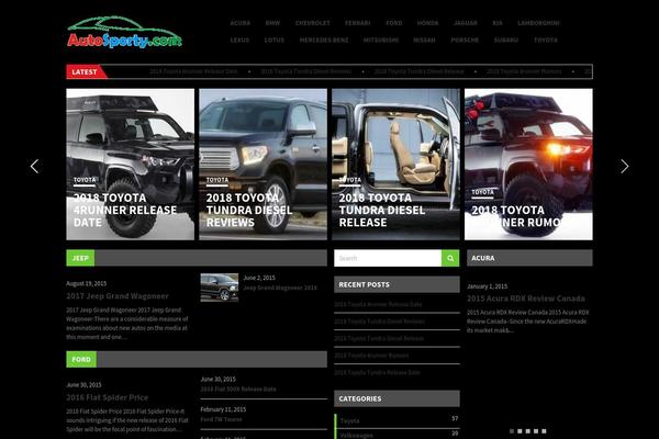 Solaris theme site design template sample