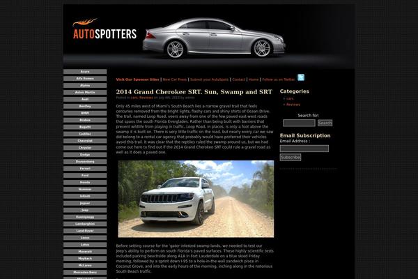 Auto theme site design template sample